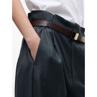 Victoria Beckham Magre Trousers - Green