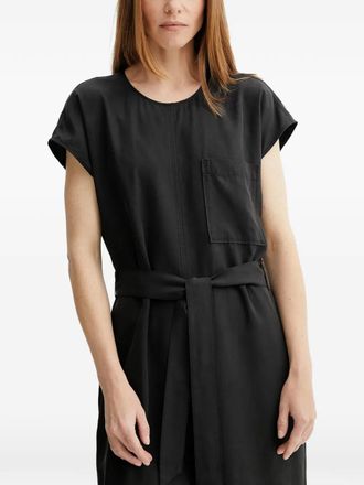 Marc O'Polo Jumpsuit met ceintuur - Zwart