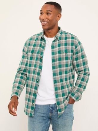 Fat Face FatFace Penley Emerald Green Long Sleeve Check Shirt