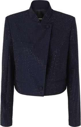 Pinko Morasca Blazer - Dames - Blazers - Blauw - S - Jassen