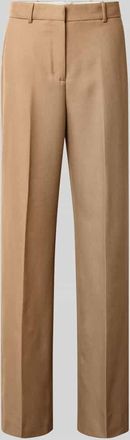 Mango Stoffhose mit Bügelfalten Modell NATALIE in Camel, Größe 40