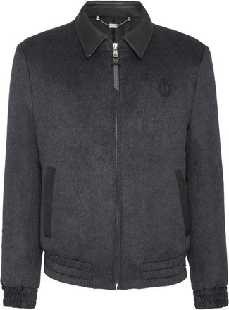 Billionaire Boys Club Silk Jacket - Heren - Leren en Su&egrave;de Jassen - Grijs - L - Leer - Jassen