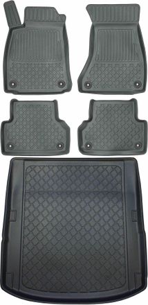 OEM Juego De Alfombrillas Para Coche Y Maletero Para Audi A4 B9 Sed&aacute;n (desde Noviembre De 2015)