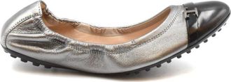 Tod's Klassieke Ballet Flats voor Vrouwen - Dames - Ballerinas - Grijs - 36 EU - Schoenen