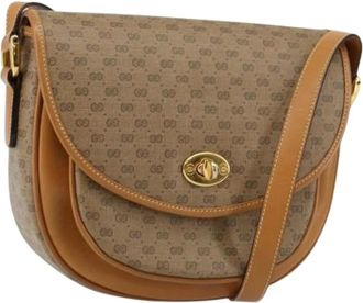 Gucci Pre-owned Cross Body Bags, female, Beige, Size: ONE SIZE Pre-owned Plastic gucci-bags