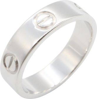 Cartier Silver White Gold (18K) Band Ring (Pre-Owned)