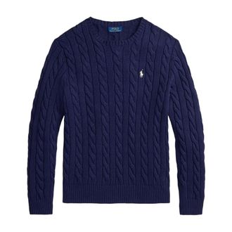 Polo Ralph Lauren Truien & Vesten, Heren, Blauw, L, Katoen, Pullover met kabelpatroon
