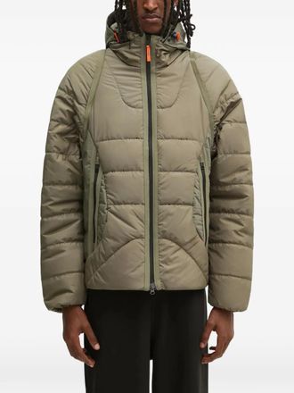 Napapijri A-Biez quilted hooded jacket - Verde