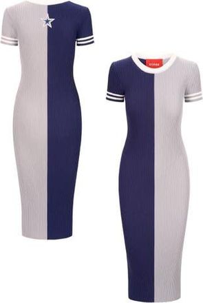 Staud Womens STAUD Navy/Silver Dallas Cowboys Colleen Dress at Nordstrom, Size Medium