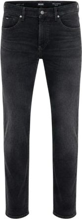 HUGO BOSS Slim-fit Jeans - Heren - Slim Fit Jeans - Zwart - W32 - Katoen - Jeans