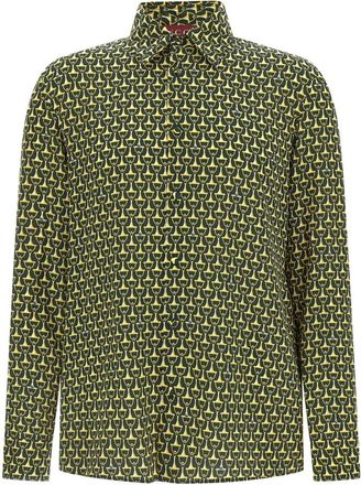 Gucci Overhemden, Heren, Groen, L, Shirts