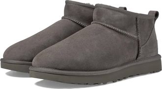 UGG Womens Classic Ultra Mini Boot In Grey