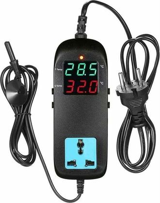 OEM Termostato Para Caldera, Controlador Electr&oacute;nico De Temperatura Con Pantalla Digital Led Y Enchufe