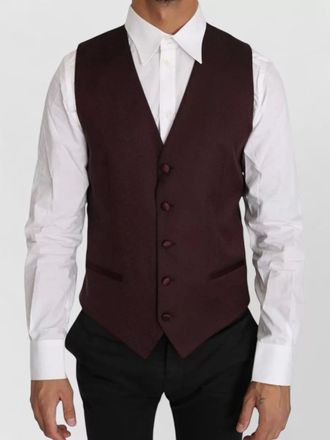 Dolce & Gabbana wool silk pattern waistcoat