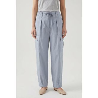 Brunello Cucinelli Light Blue Relaxed Trousers, Brand Size 46 (US Size 12)