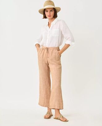Lilly Pulitzer 27 Brawley Linen Crop Pant