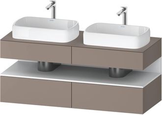 Duravit Qatego Consola Mueble Bajo Lavabo, 2 Extensiones, 2 - Duravit