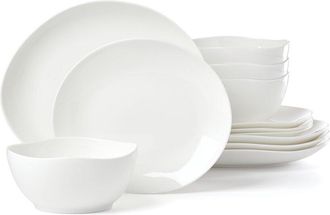 Lenox Studio 1414 Curve 12Pc Dinnerware Set For 4