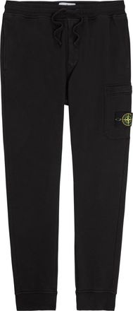 Stone Island Logo Cotton Sweatpants - Black - XL