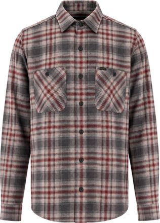 Filson Gray Plaid Flannel Cotton Shirt