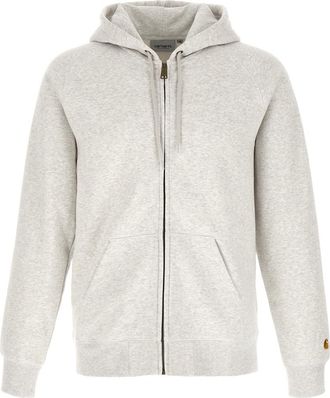 Carhartt Work in Progress Grey Zip-Up Hoodie