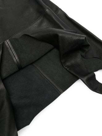 Cortana Slouchy Leather Tote Bag - Black