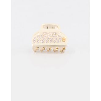 Alexandre de Paris Vendome Small Crystal Hair Claw Clip in Ivory at Nordstrom