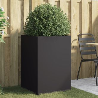 vidaXL Jardinera Acero Negro 52x48x75 Cm Vidaxl
