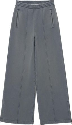 Our Legacy wide-leg track pants - women - Organic Cotton - 36 - Grey