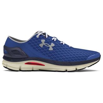 Under Armour Mens Speedform Gemini - Running Shoes Tech Blue/Midnight Navy/Metallic Silver Size 11.5