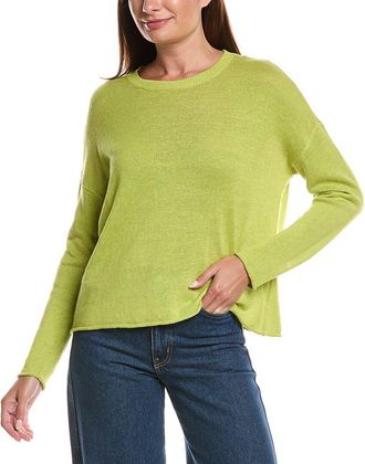 Eileen Fisher Eileen Fisher Crewneck Linen-Blend Sweater