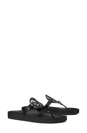 Tory Burch Miller Cloud Lite Flip Flop in Perfect Black at Nordstrom, Size 12