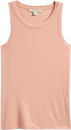AllSaints Rina Rib Tank in Tuscan Pink at Nordstrom, Size X-Small