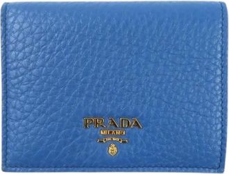 Prada Pre-owned Wallets, female, Blue, Size: ONE SIZE Pre-owned Vintage Wallet