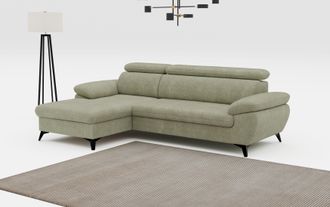 Cotta Ecksofa »Hudson L-Form« mit Kopfteilverstellung, wahlweise mit Bettfunktion & Bettkasten