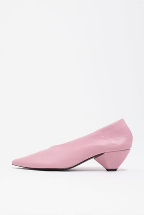 Bimba & Lola Leather Mid-Heel Shoe. in Light Pink at Nordstrom, Size 39