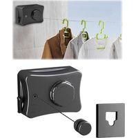 OEM Tendedero Retr&aacute;ctil Sonhomay Para Uso Interior Y Exterior - Montaje En Pared - 5 M - Acero Inoxidable - Alta Resistencia - Para Balc&oacute;n, Ba&ntilde;o Y Exterio