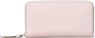 Tory Burch Romy Leather Zip Around Continental Wallet in Rose Mist at Nordstrom