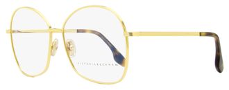 Victoria Beckham Womens Angular Eyeglasses VB220 714 Gold 58mm