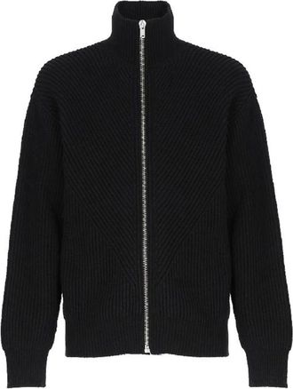 Jil Sander Zwarte Gebreide Vest Aw 24 - Heren - Vesten - Zwart - XL - Truien & Vesten