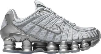 Nike Chrome Shox Sneakers Grijs 2025 Release - Heren - Hardloopschoenen - Grijs - 37 1/2 EU - Fitness
