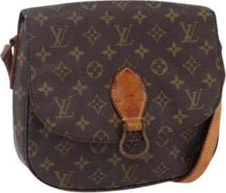 Louis Vuitton Pre-owned Cross Body Bags, female, Brown, Size: ONE SIZE Pre-owned Vintage Canvas Cross Body Bag