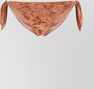 Chlo&eacute; velvet bikini bottoms