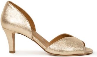 Bobbies Liz Heeled Sandals in Iridescent Champagne at Nordstrom, Size 5.5