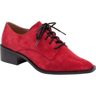Linea Paolo Moritz Lace-Up Pump in Dark Red at Nordstrom Rack, Size 6.5