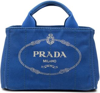 Prada Pre-owned Prada Small Canvas Canapa Logo Satchel Ladies ANSEQUYDPR88D7JC