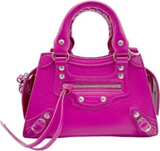 Balenciaga Pre-owned Handbags, female, Pink, Size: ONE SIZE Pre-owned Leather handbags