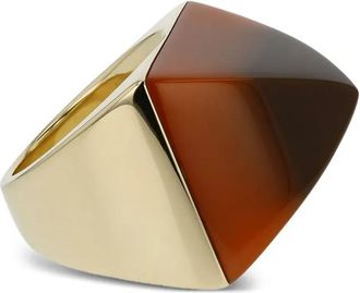 Mark Davis Anello Kendall in oro giallo 18 carati con bachelite