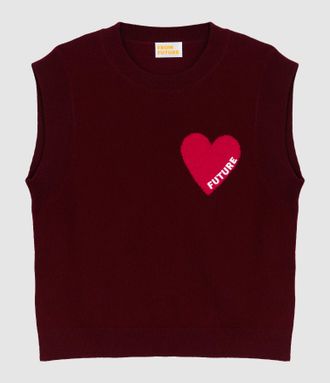 From Future Pull Sans Manches Winter Burgundy