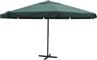 vidaXL Sombrilla Aluminio Verde 500 Cm Vidaxl